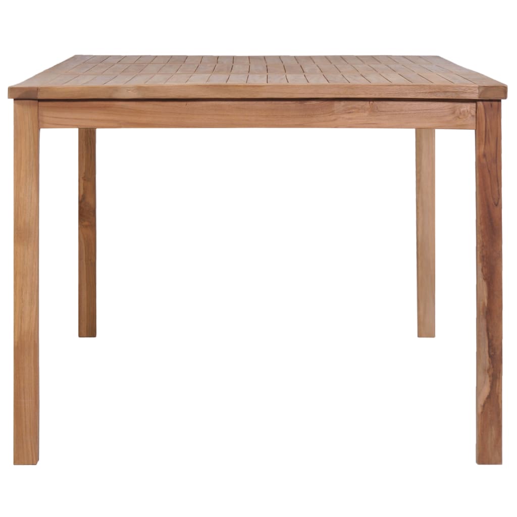 Vrtni blagovaonski set od 7 dijelova 200 x 100 cm masivno tikovino drvo