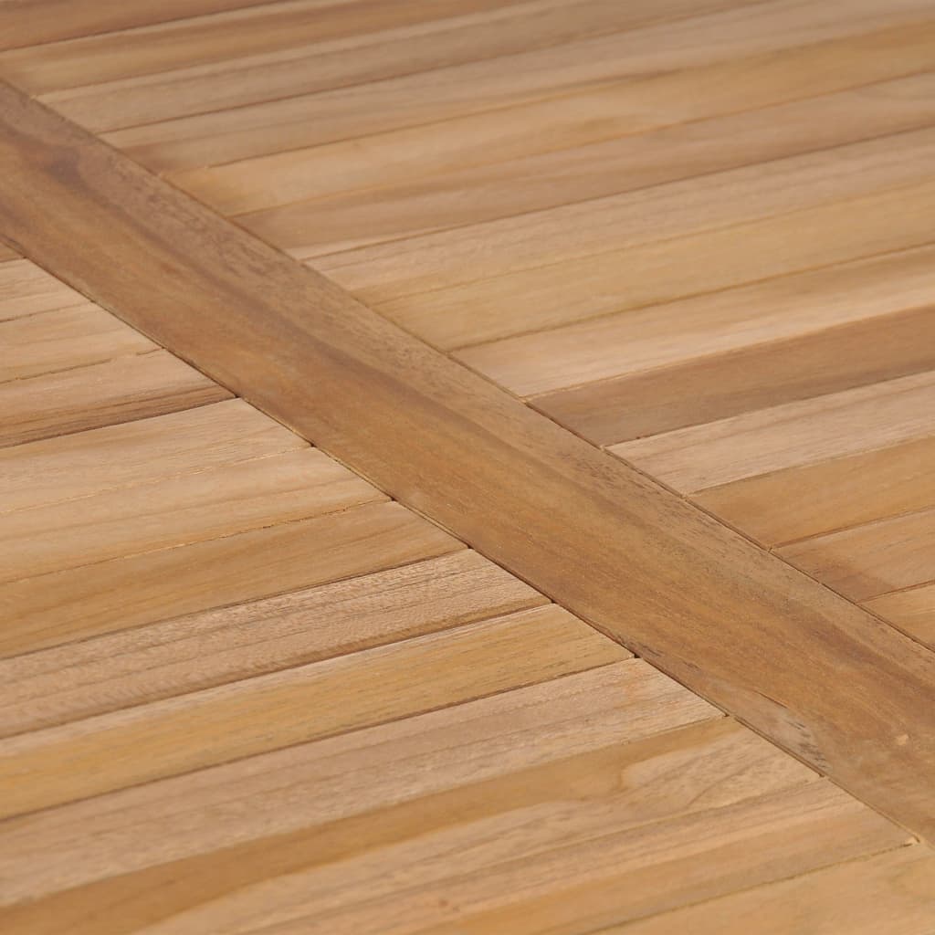 Vrtni blagovaonski set od 9 dijelova 200 x 100 cm masivno tikovino drvo