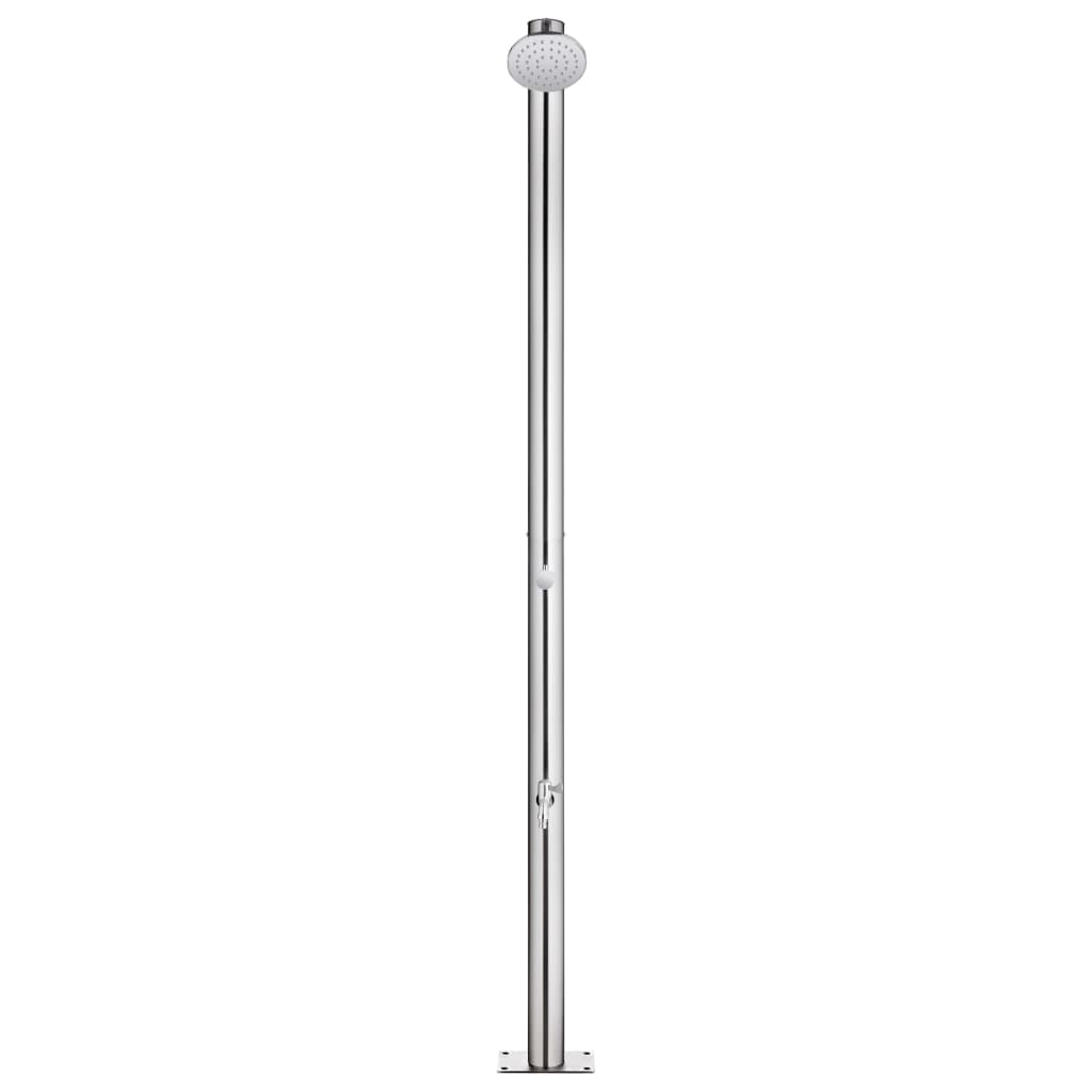 Vrtni tuš od nehrđajućeg čelika 215 cm