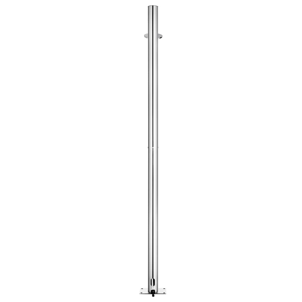 Vrtni tuš od nehrđajućeg čelika 215 cm