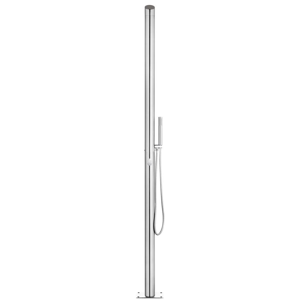 Vrtni tuš od nehrđajućeg čelika 220 cm