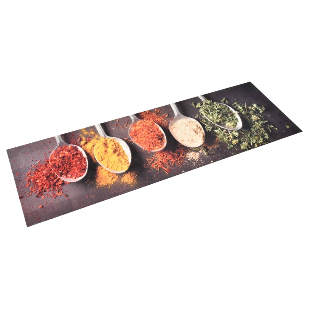 Kuhinjski tepih s uzorkom žlica perivi 60 x 300 cm