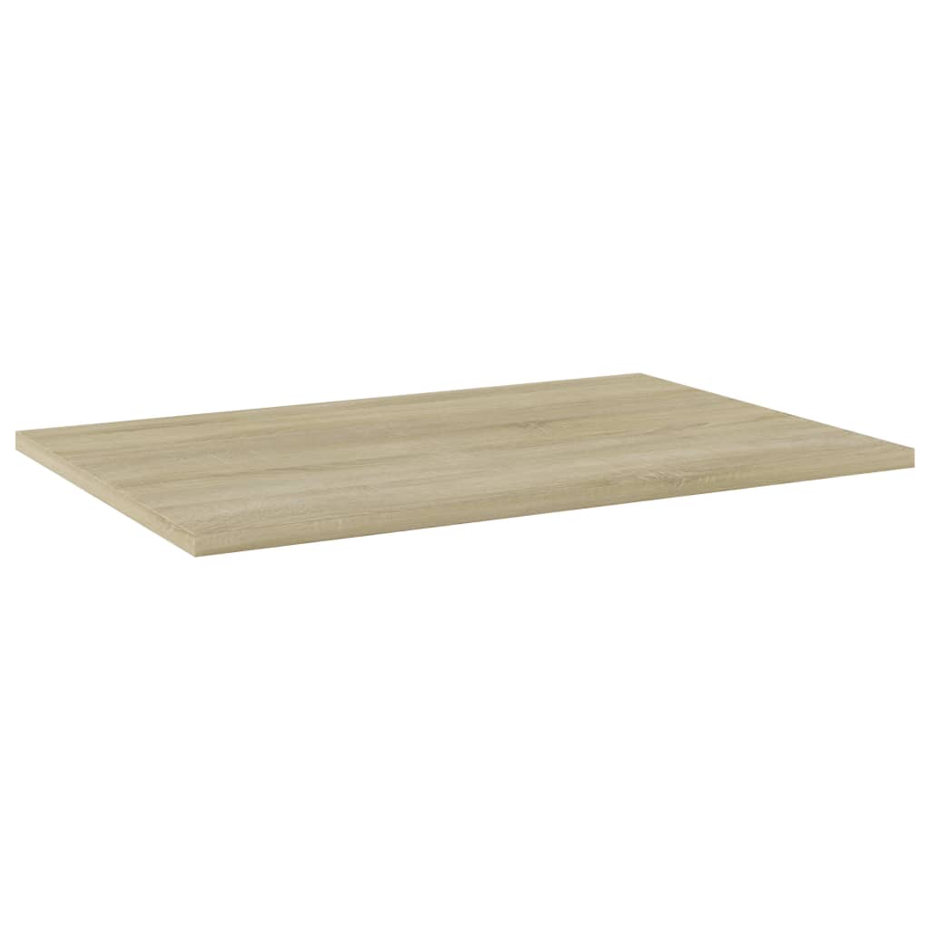 Police za knjige 4 kom boja hrasta sonome 60x40x1,5 cm drvene