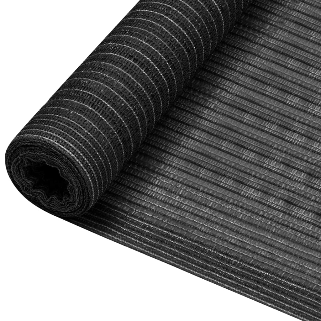 Mreža za privatnost antracit 2 x 25 m HDPE 195 g/m²