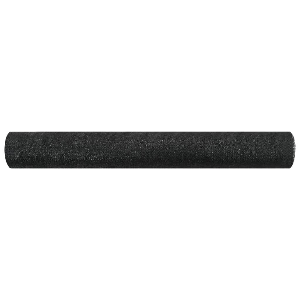 Mreža za privatnost crna 2 x 50 m HDPE 75 g/m²