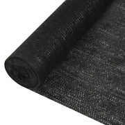 Mreža za privatnost crna 2 x 25 m HDPE 150 g/m²