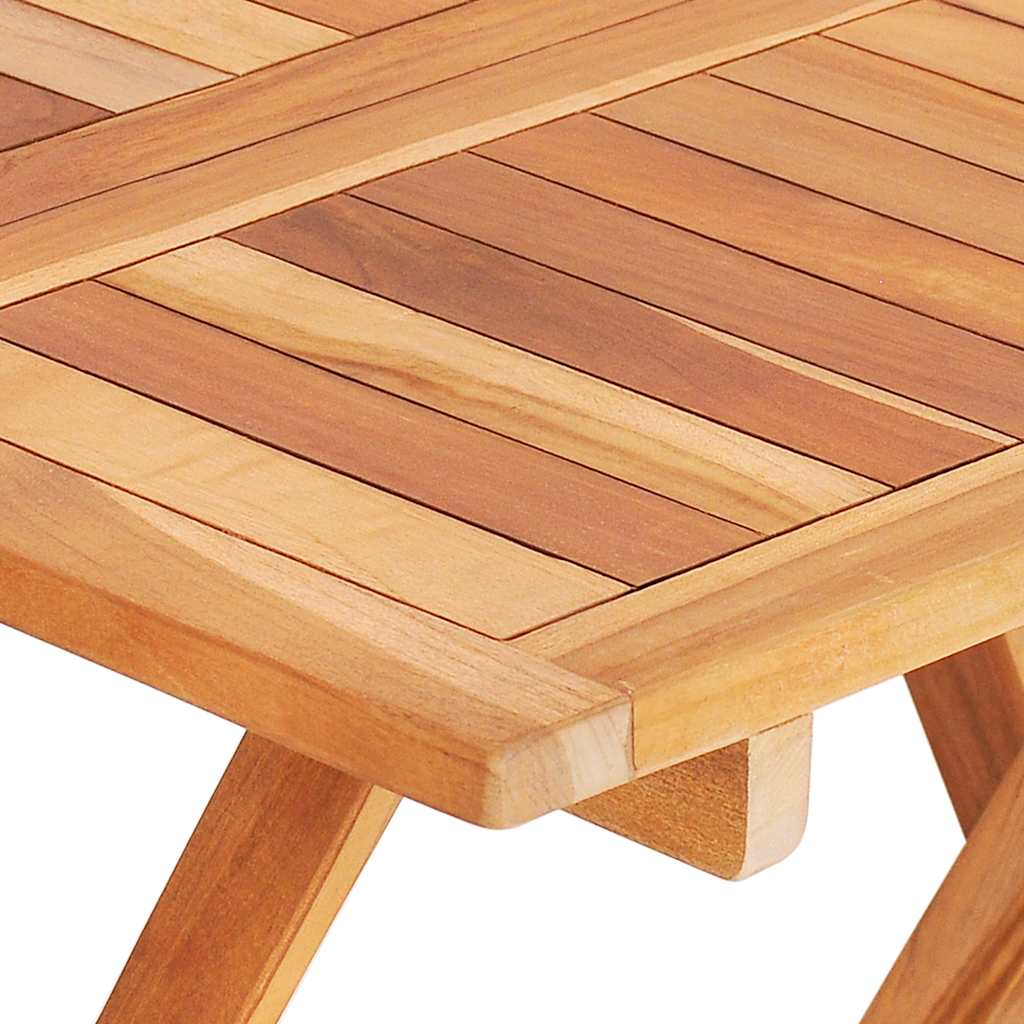 3-dijelni bistro set s antracit jastucima od masivne tikovine