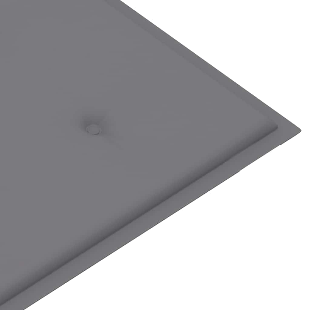 Vrtna klupa s jastukom 120 cm od masivnog bagremovog drva