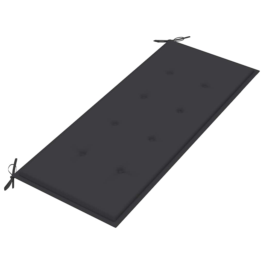 Vrtna klupa s jastukom 120 cm od bambusa