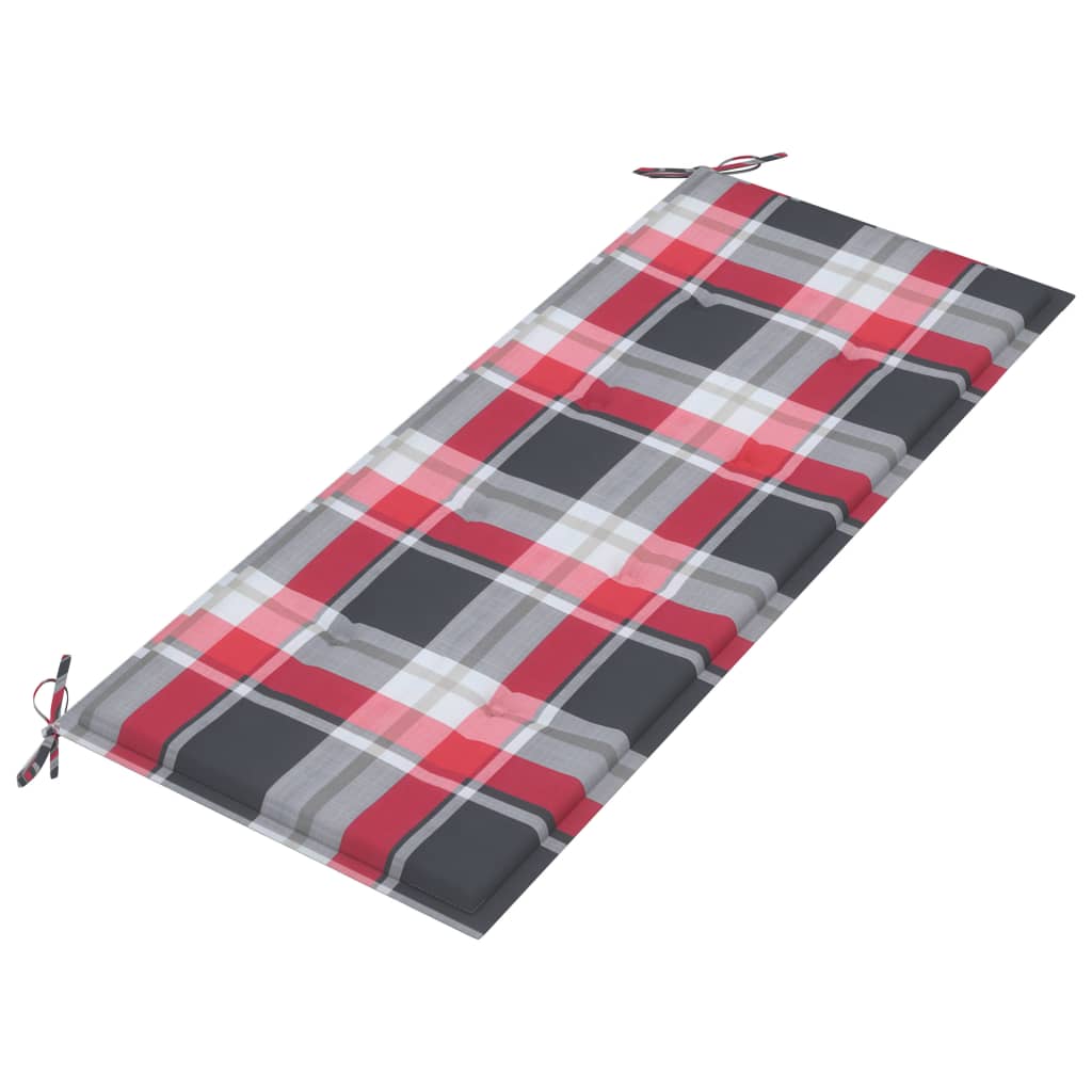 Vrtna klupa s jastukom 120 cm od bambusa