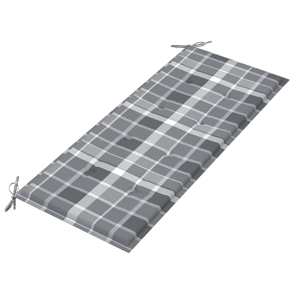 Vrtna klupa s jastukom 120 cm od bambusa