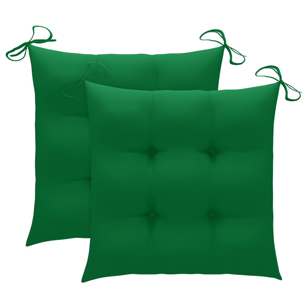 Vrtne blagovaonske stolice s jastucima 2 kom od bagremovog drva