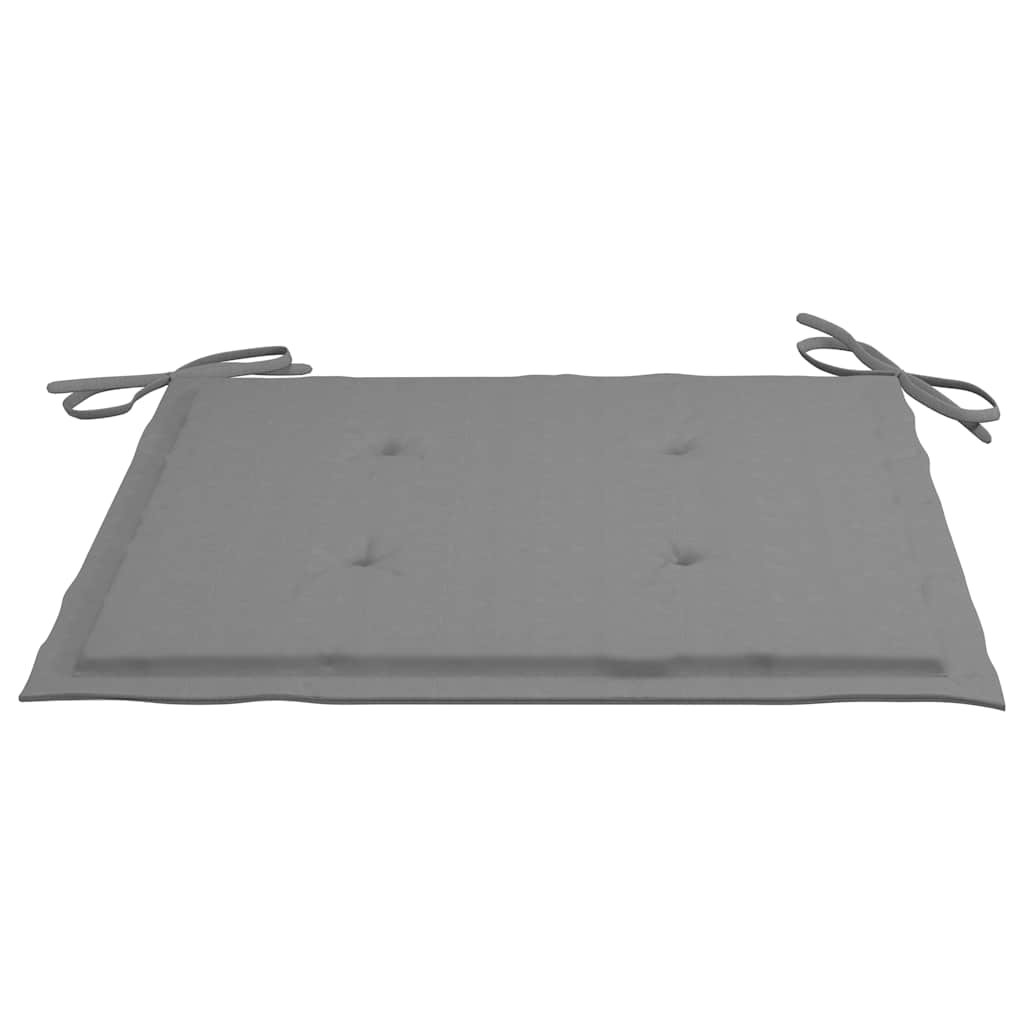 Sklopive vrtne stolice s jastucima 2 kom masivno bagremovo drvo