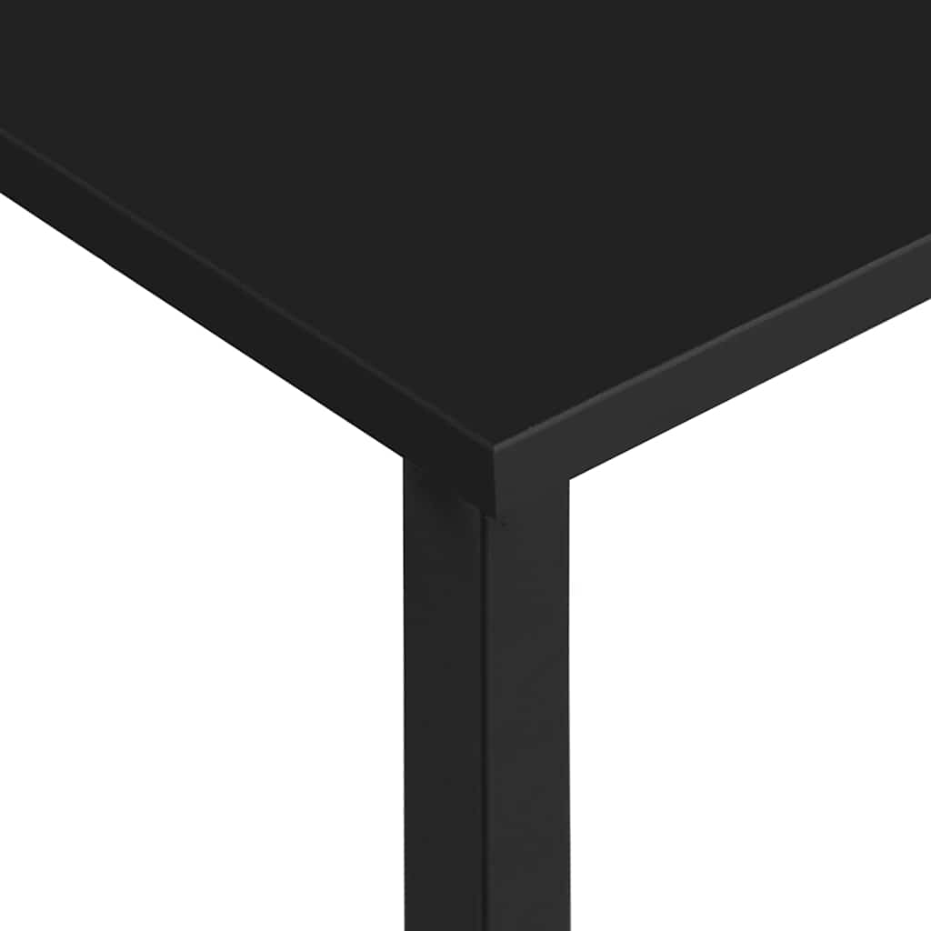 Stol za računalo crni 105 x 50 x 72 cm od MDF-a i metala
