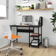 Stol za računalo crni 105 x 50 x 72 cm od MDF-a i metala