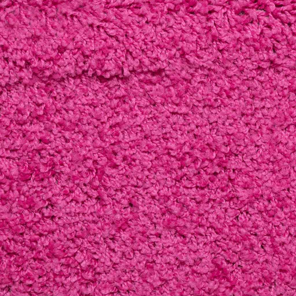 Prostirke za stepenice 15 kom 65x21x4 cm roze pravokutni rub