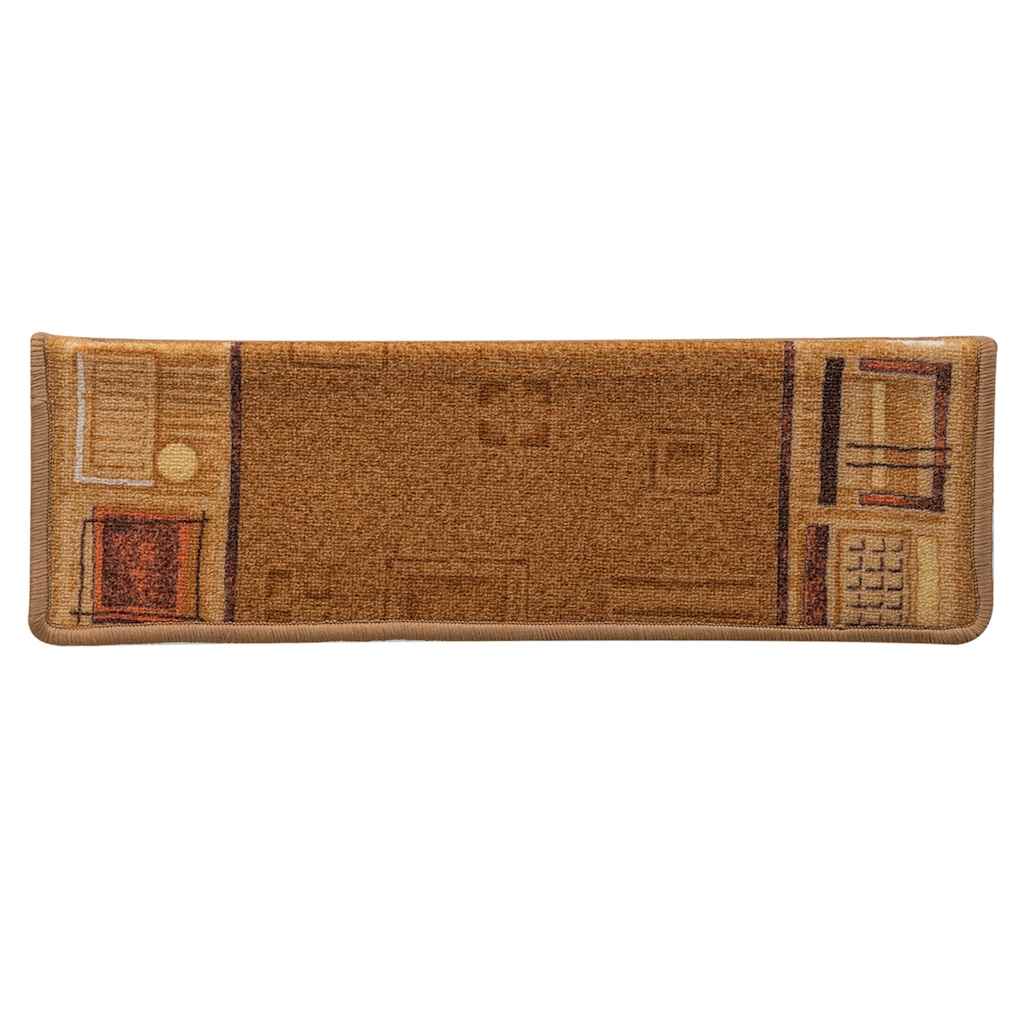 Samoljepljivi otirači za stepenice 15 kom 65x21x4 cm bež