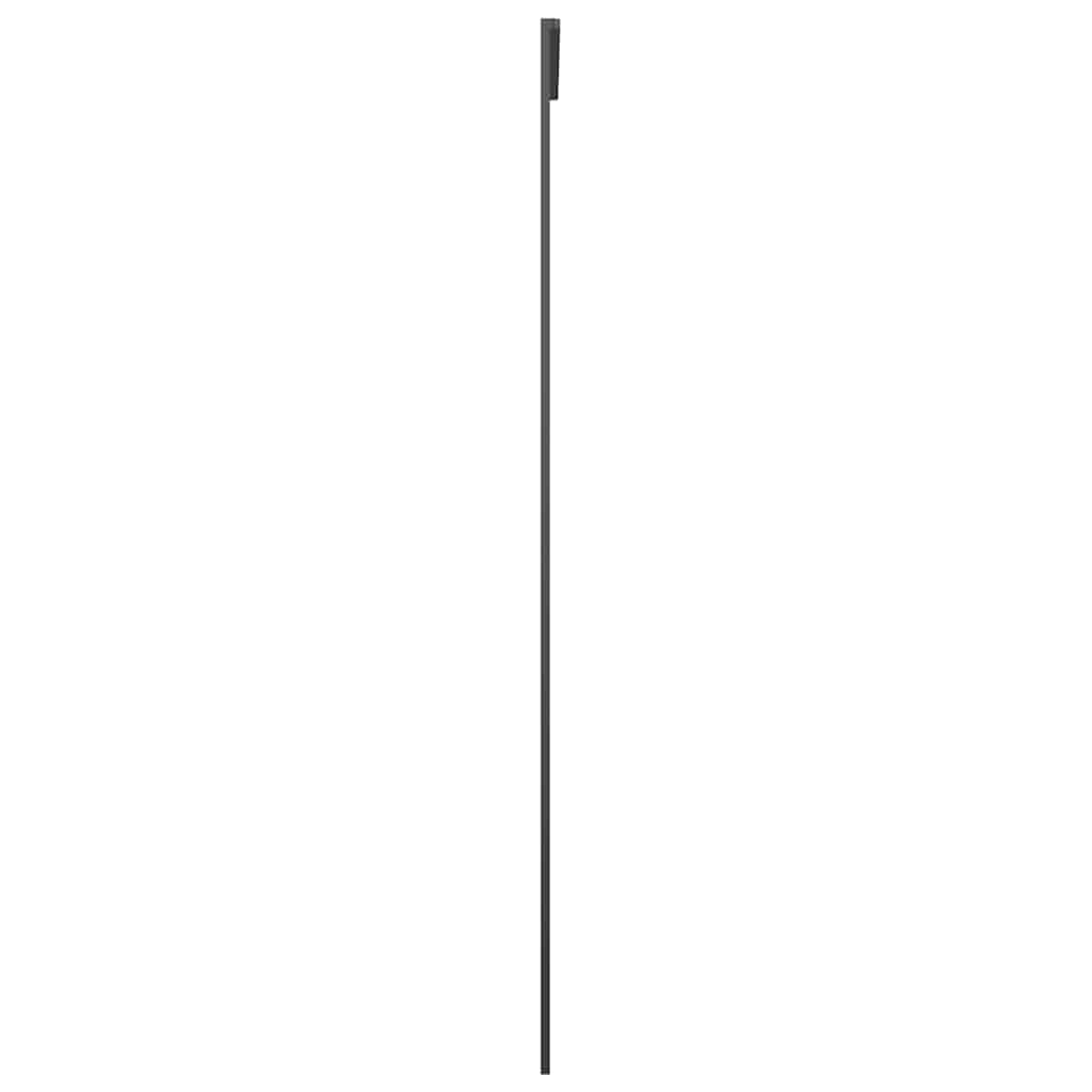 Klizna vrata od aluminija i stakla ESG 76 x 205 cm crna