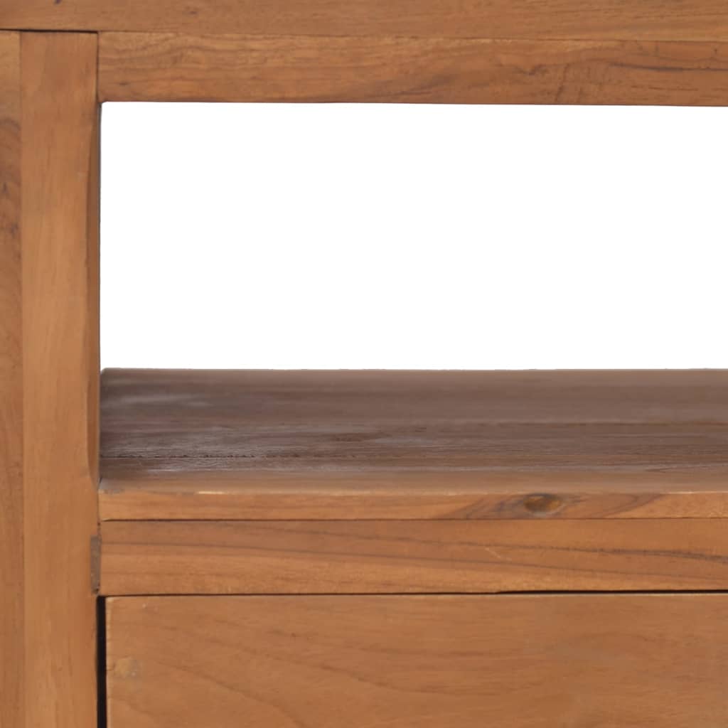 TV ormarić s kotačima 80 x 50 x 42 cm od masivne tikovine