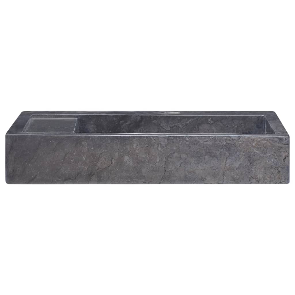 Umivaonik crni 58 x 39 x 10 cm mramorni