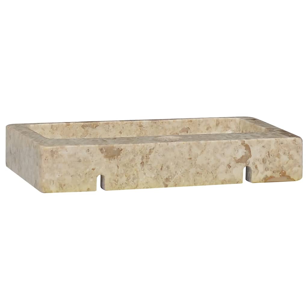 Zidni umivaonik krem 38 x 24 x 6,5 cm mramorni