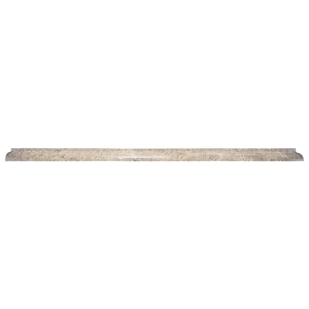 Stolna ploča siva Ø 60 x 2,5 cm mramorna