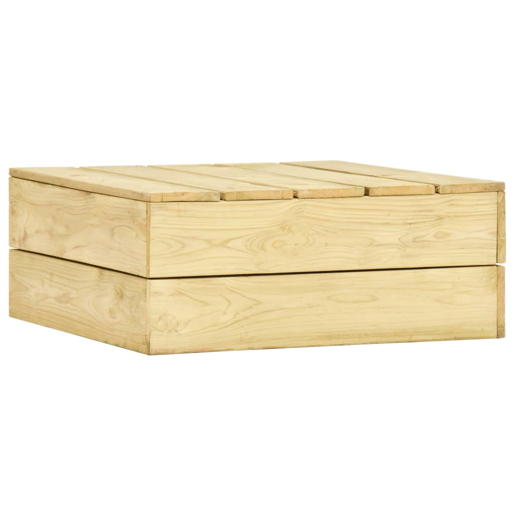 3-dijelna vrtna garnitura s jastucima od impregnirane borovine