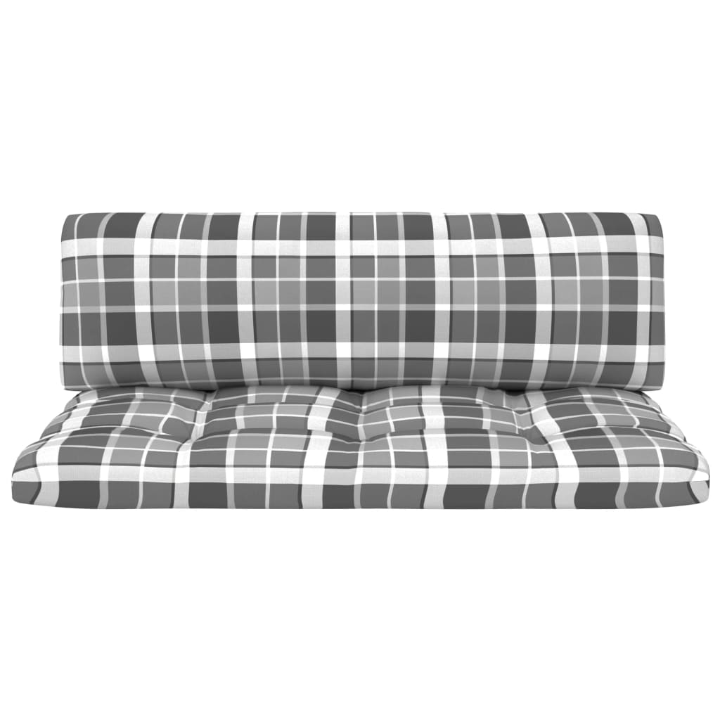 Srednja vrtna sofa od paleta od sivo impregnirane borovine