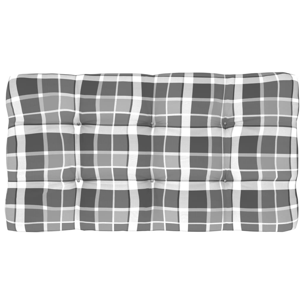 Srednja vrtna sofa od paleta od sivo impregnirane borovine