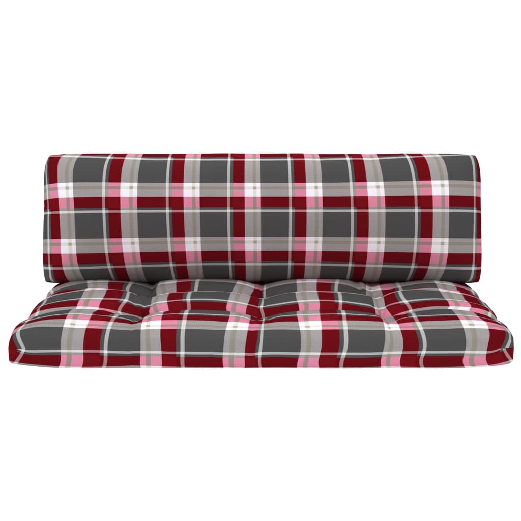 Srednja vrtna sofa od paleta od bijelo impregnirane borovine
