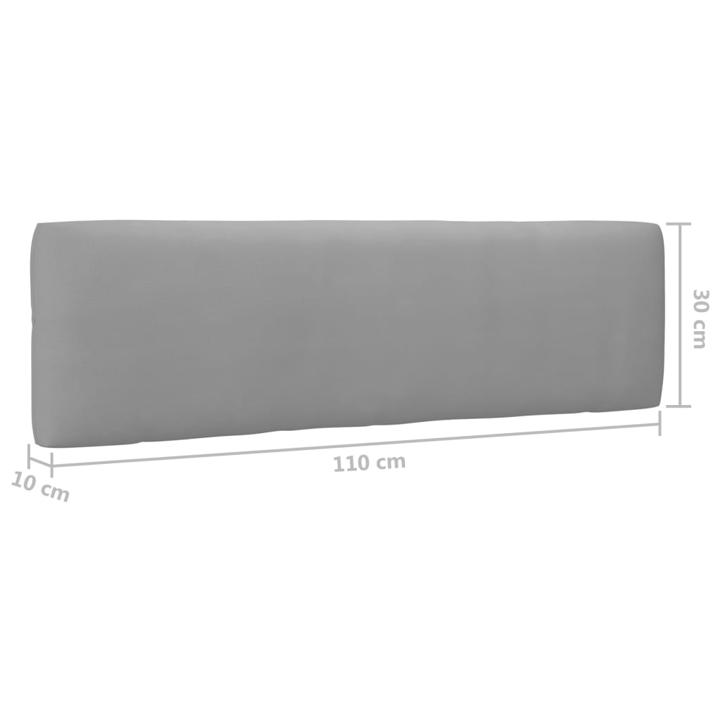 Srednja vrtna sofa od paleta boja meda od impregnirane borovine