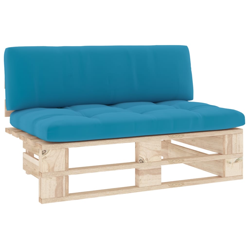 Srednja vrtna sofa od paleta od impregnirane borovine