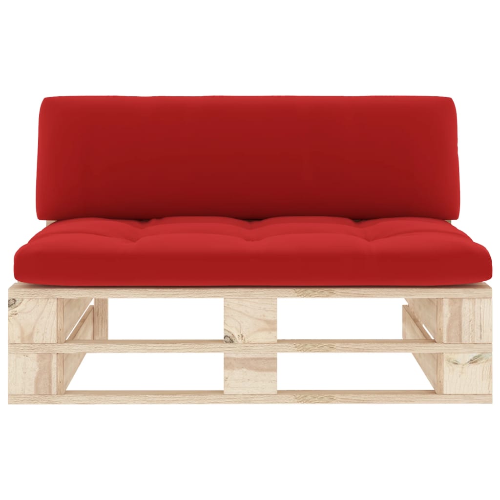 Srednja vrtna sofa od paleta od impregnirane borovine
