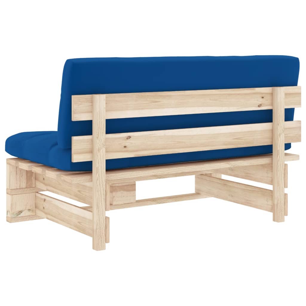 Srednja vrtna sofa od paleta od impregnirane borovine