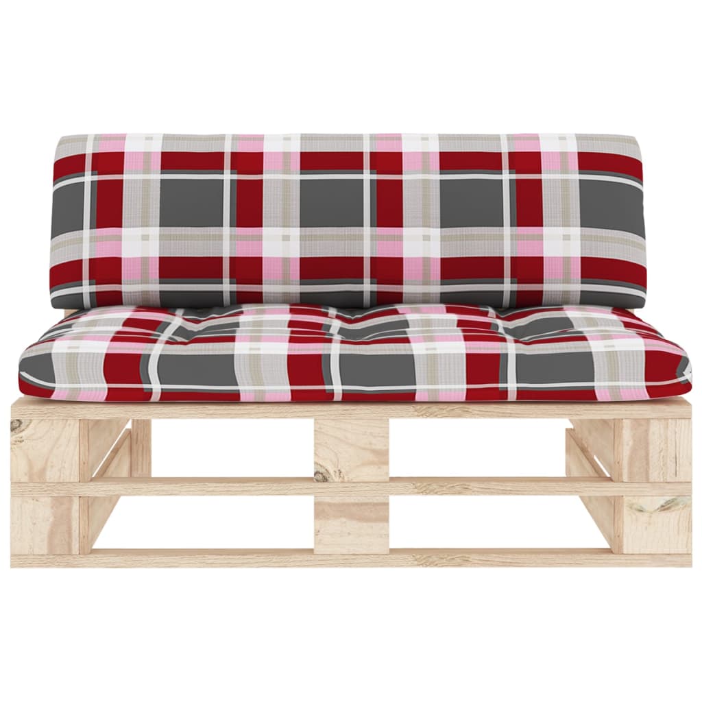 Srednja vrtna sofa od paleta od impregnirane borovine