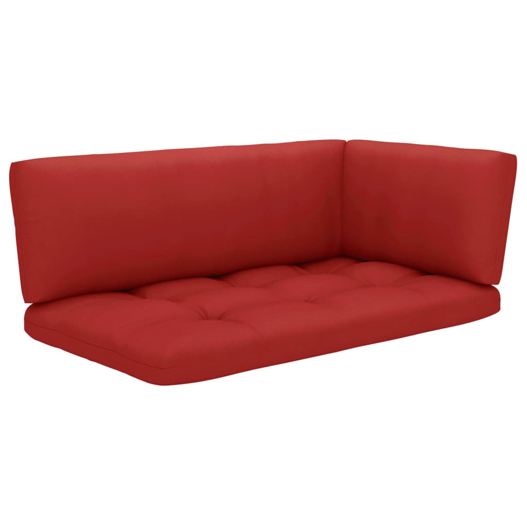 Kutna vrtna sofa od paleta od sivo impregnirane borovine