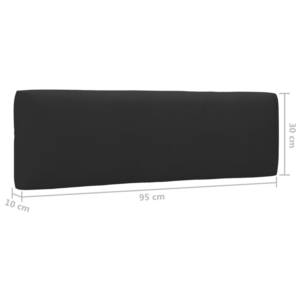 Kutna vrtna sofa od paleta od sivo impregnirane borovine