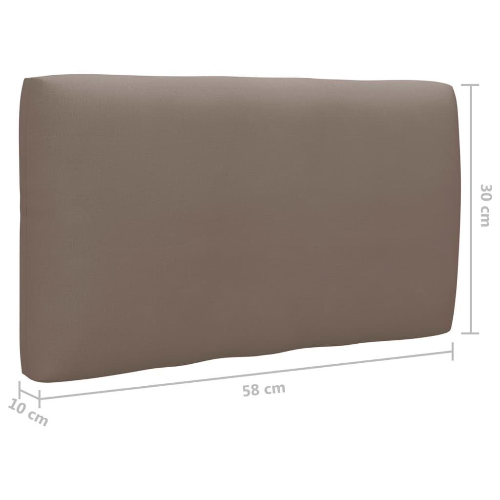 Kutna vrtna sofa od paleta od sivo impregnirane borovine