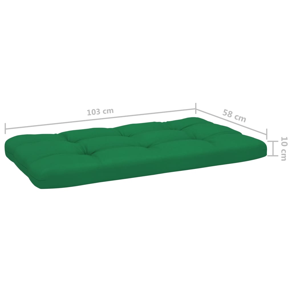 Kutna vrtna sofa od paleta od bijelo impregnirane borovine