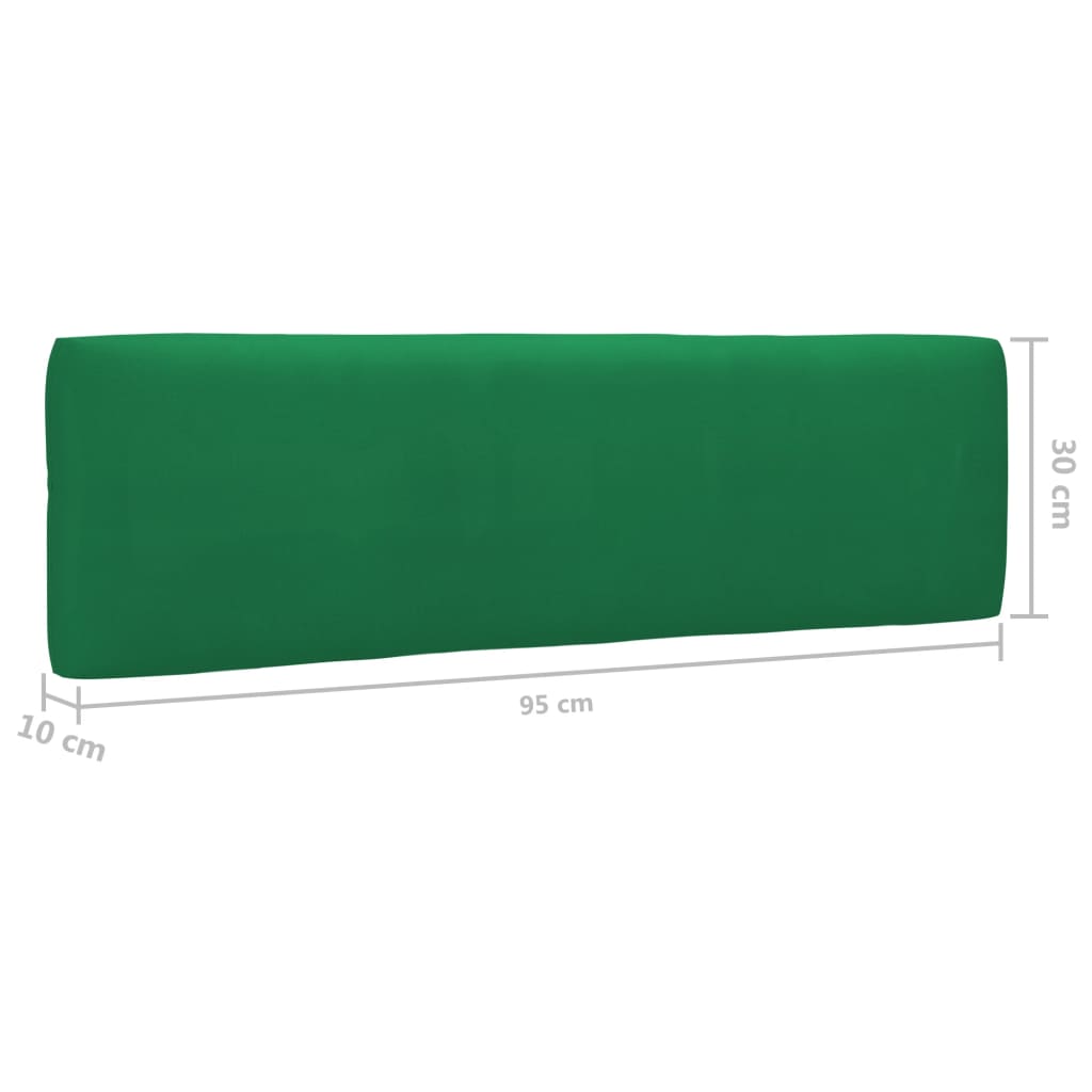 Kutna vrtna sofa od paleta od bijelo impregnirane borovine