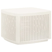 Vrtni stol boja bijeli 53 x 53 x 40 cm plastični
