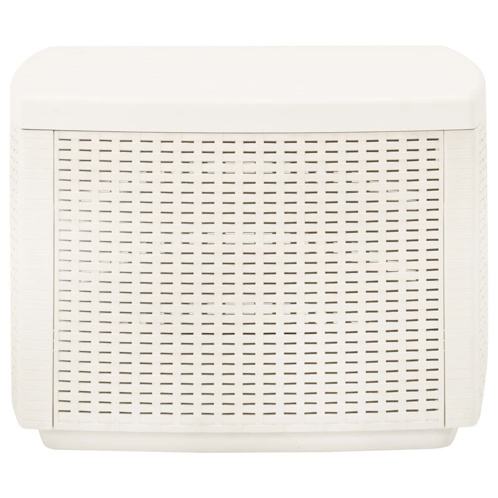 Vrtni stol boja bijeli 53 x 53 x 40 cm plastični