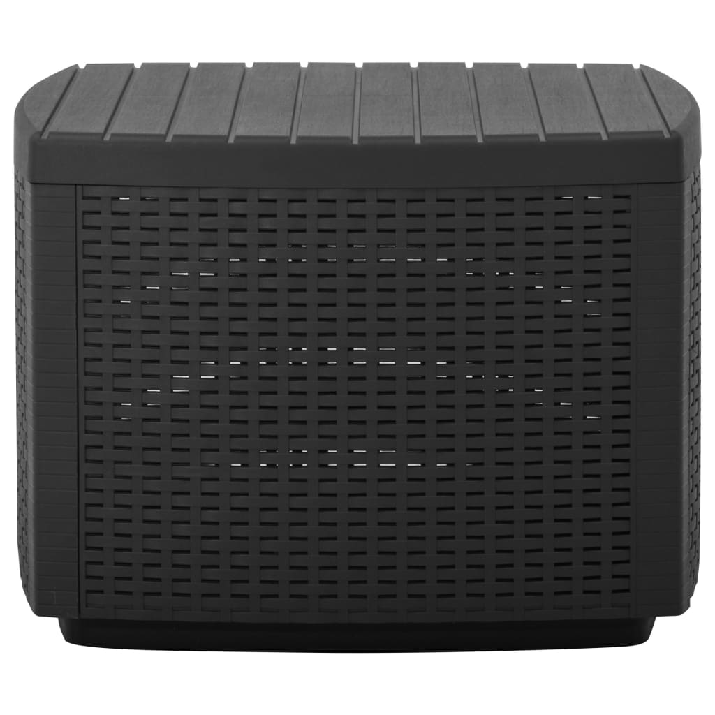 Vrtni stol boja sivi 53 x 53 x 40 cm plastični
