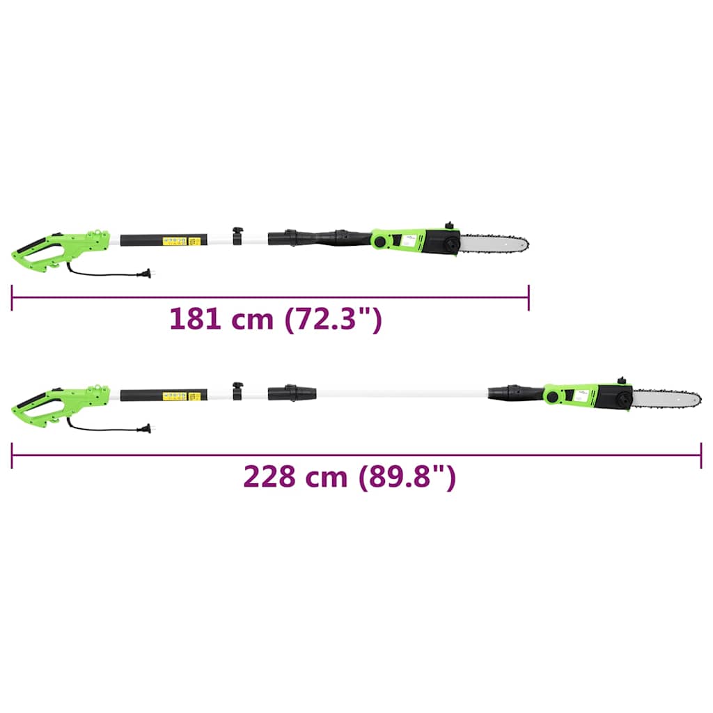 2-u-1 teleskopska motorna pila / trimer 25/41 cm 710/550 W