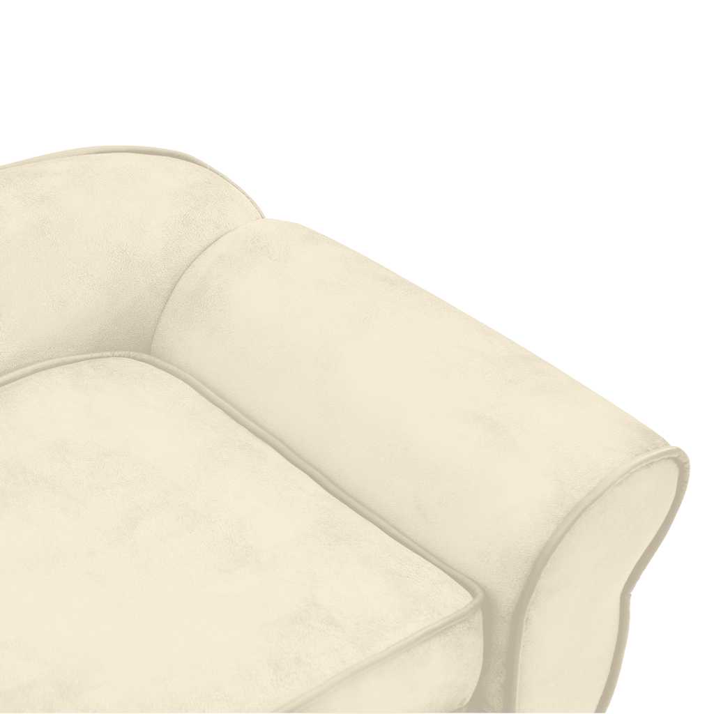 Sofa za pse krem 72 x 45 x 30 cm plišana
