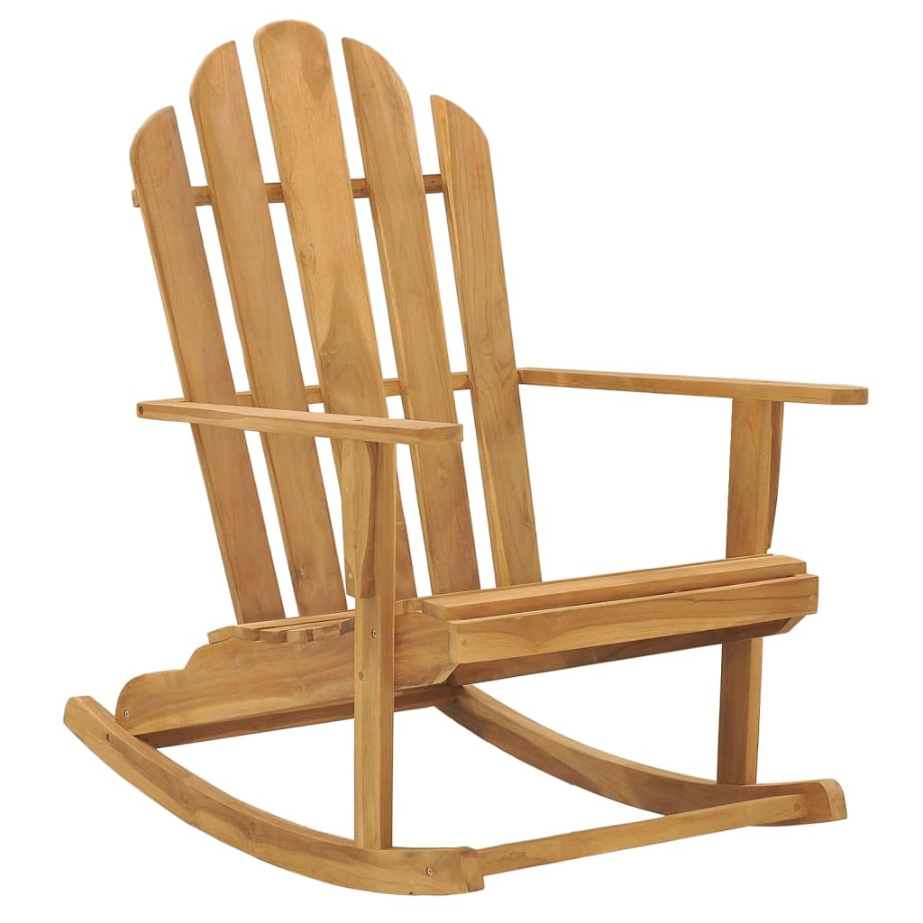 Stolica za ljuljanje Adirondack od masivne tikovine