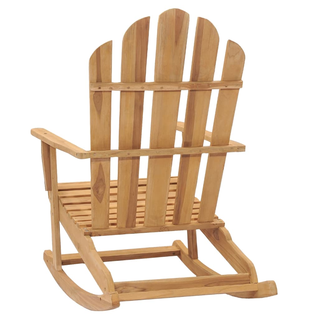 Stolica za ljuljanje Adirondack od masivne tikovine