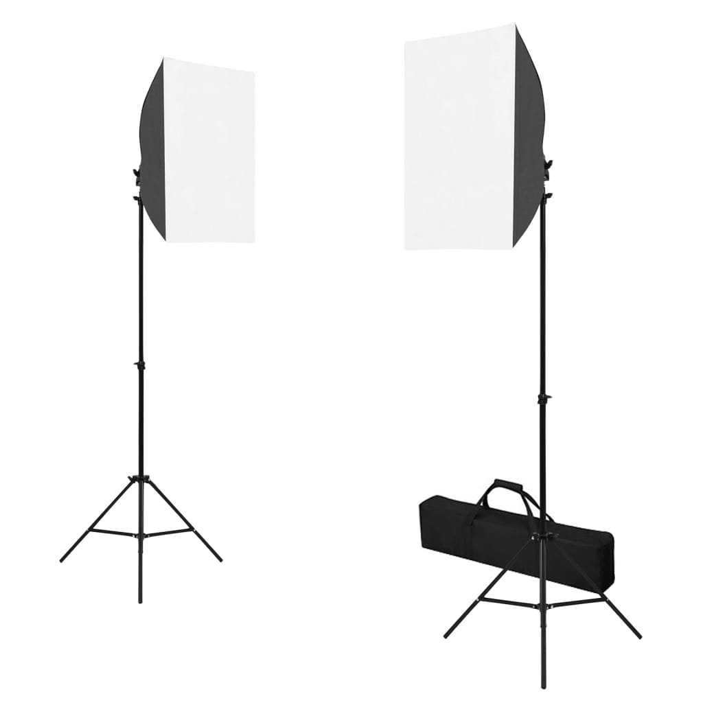 Fotografska oprema sa softboxovima, pozadinom i reflektorom