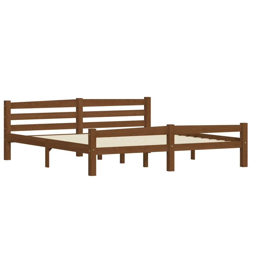 Okvir za krevet od masivne borovine boja meda 180 x 200 cm