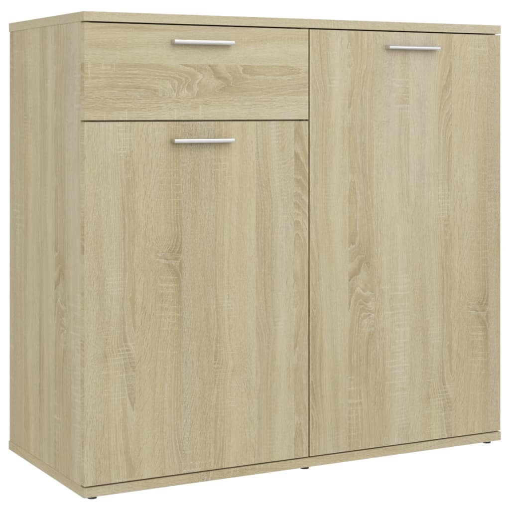 Komoda boja hrasta sonome 80 x 36 x 75 cm od konstruiranog drva